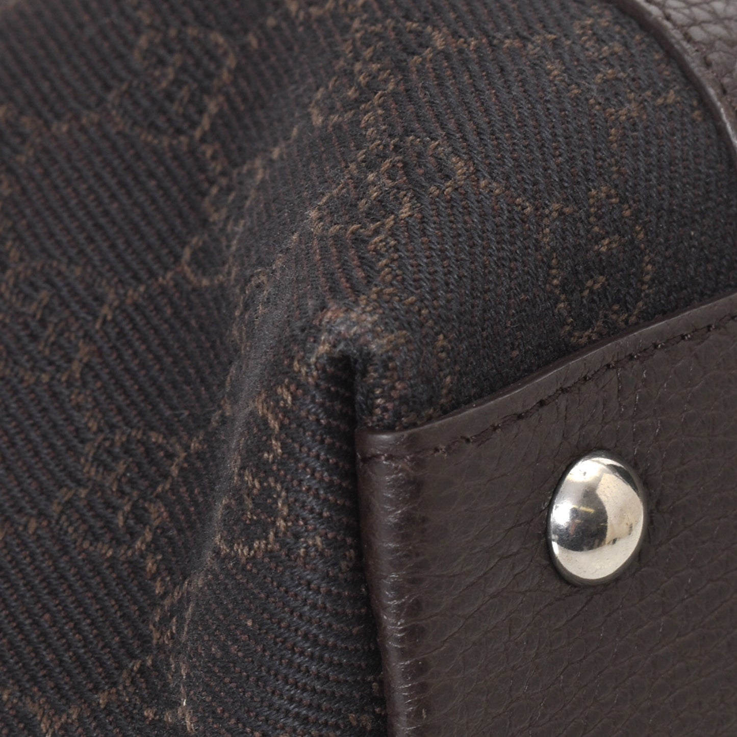 GG Denim D-Ring Handbag
