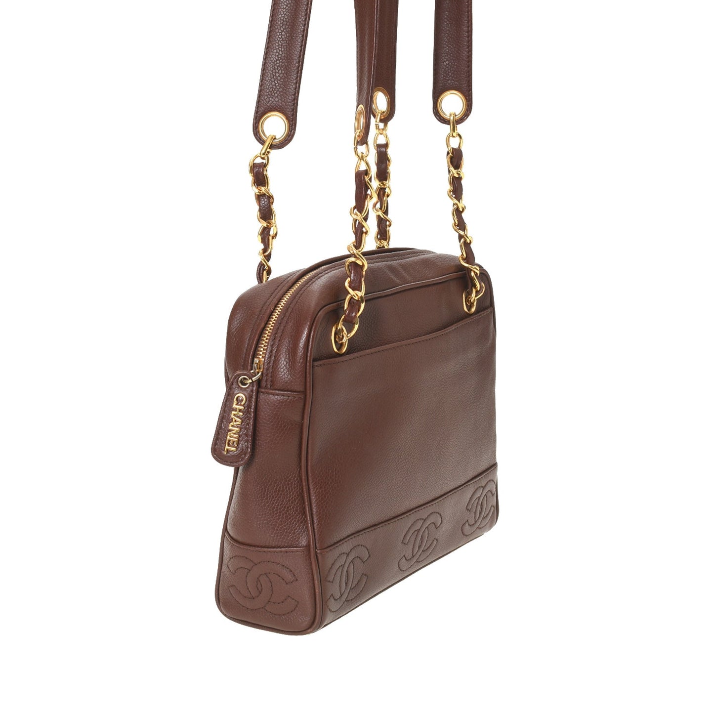 Triple Coco Chain Tote Bag