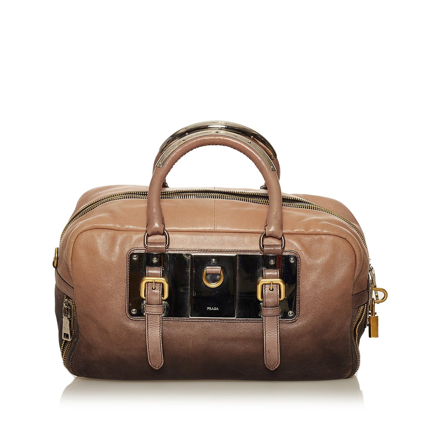 Glace Calf Ombre Leather Handbag