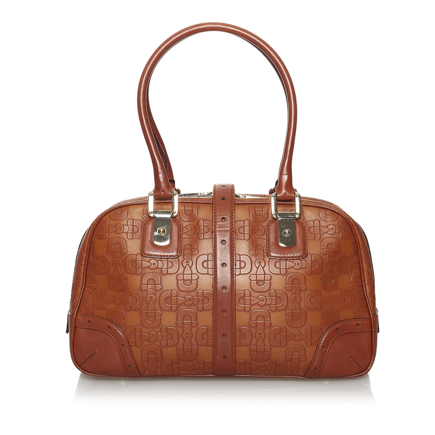 Horsebit Leather Handbag