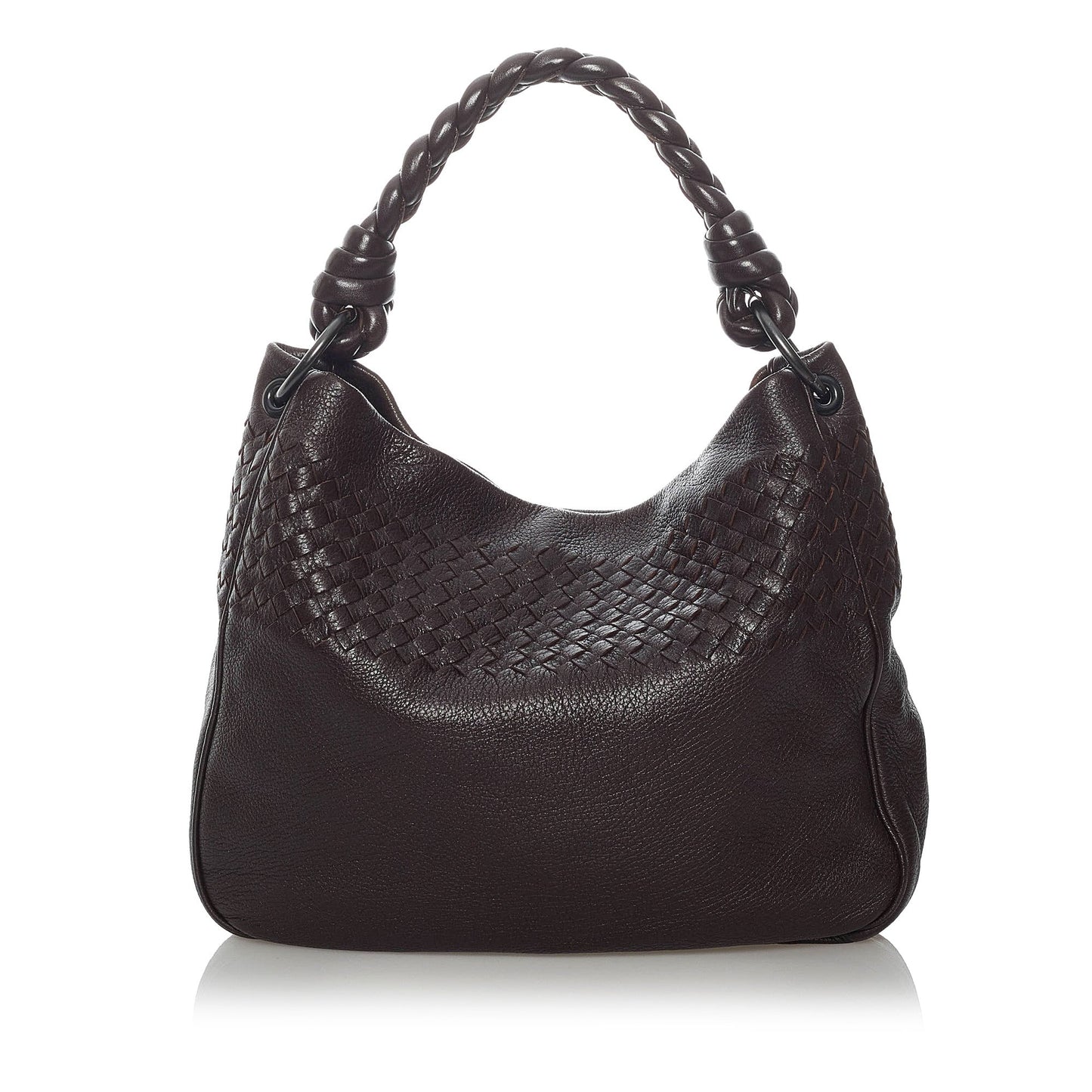 Intrecciato Leather Handbag