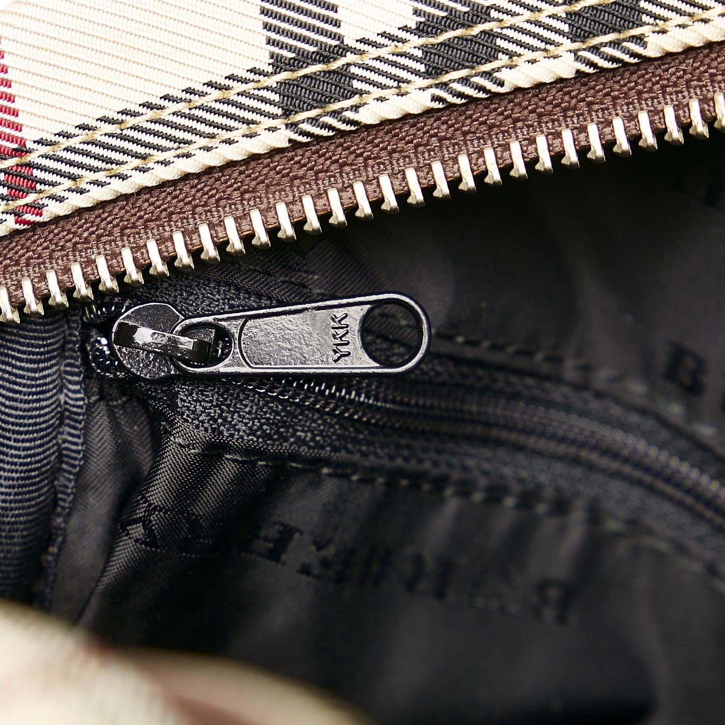 House Check Canvas Handbag