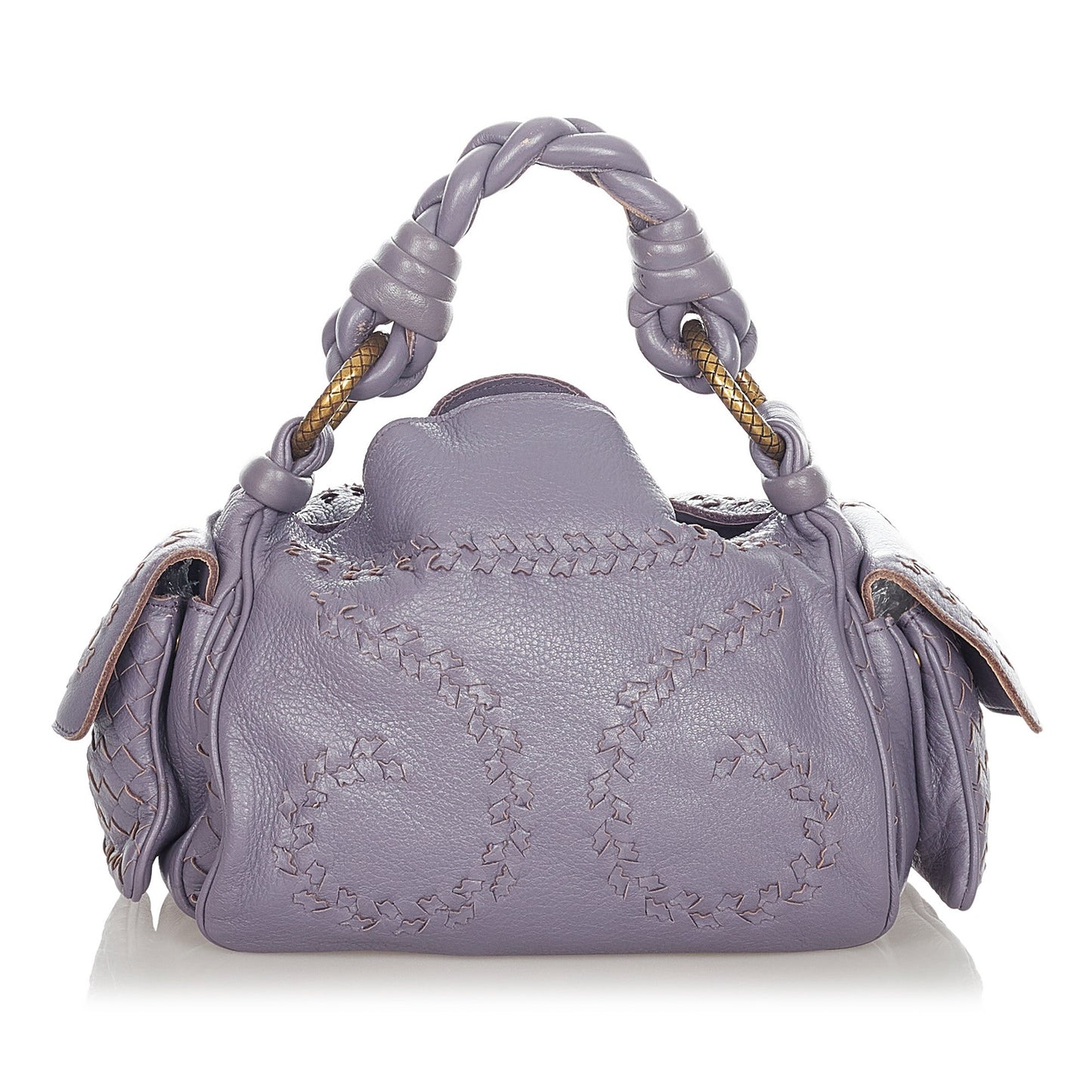 Intrecciato Leather Handbag