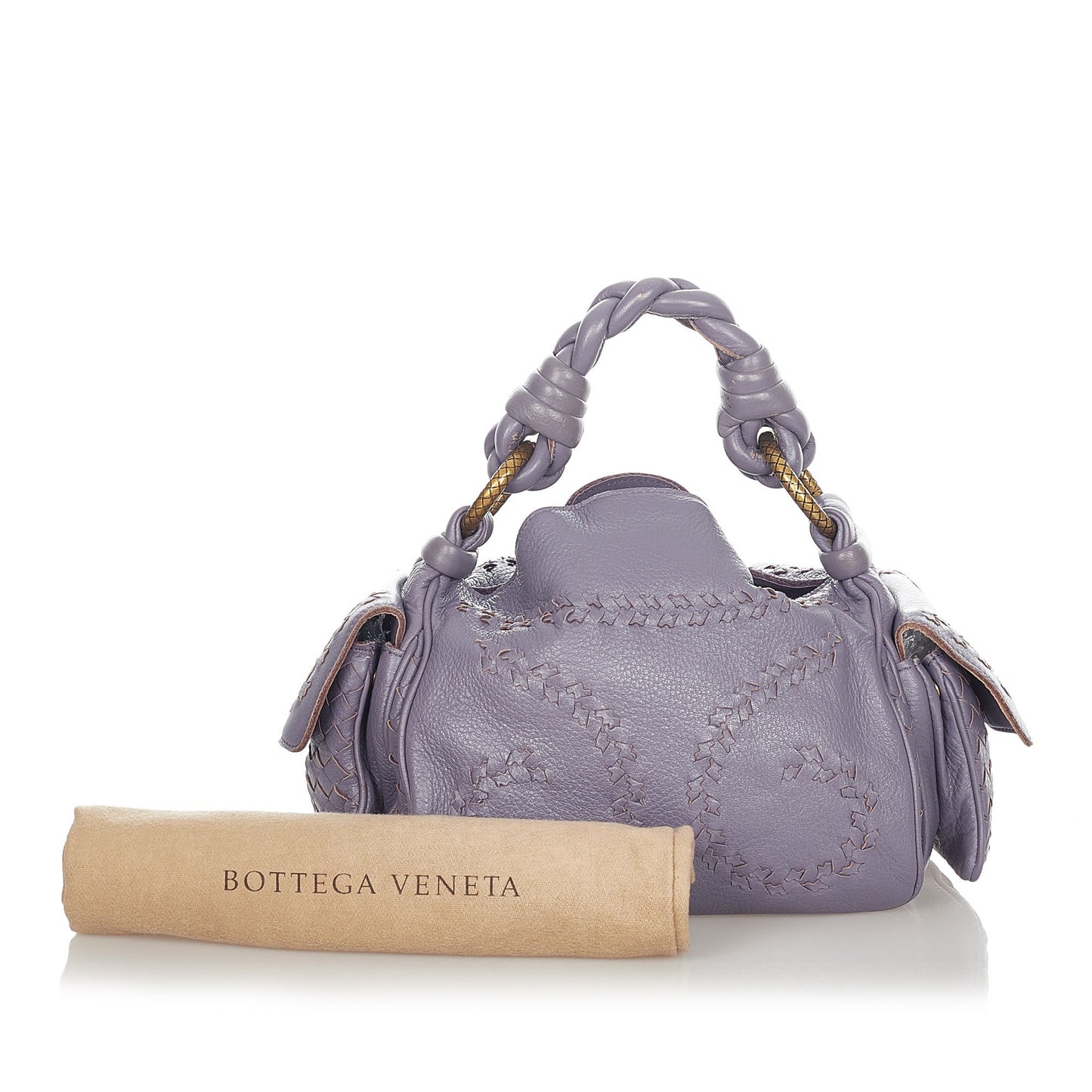 Intrecciato Leather Handbag