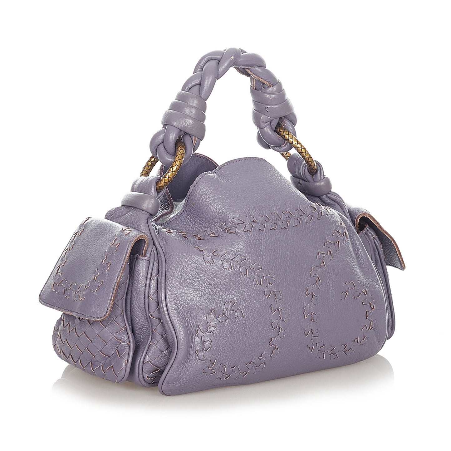 Intrecciato Leather Handbag