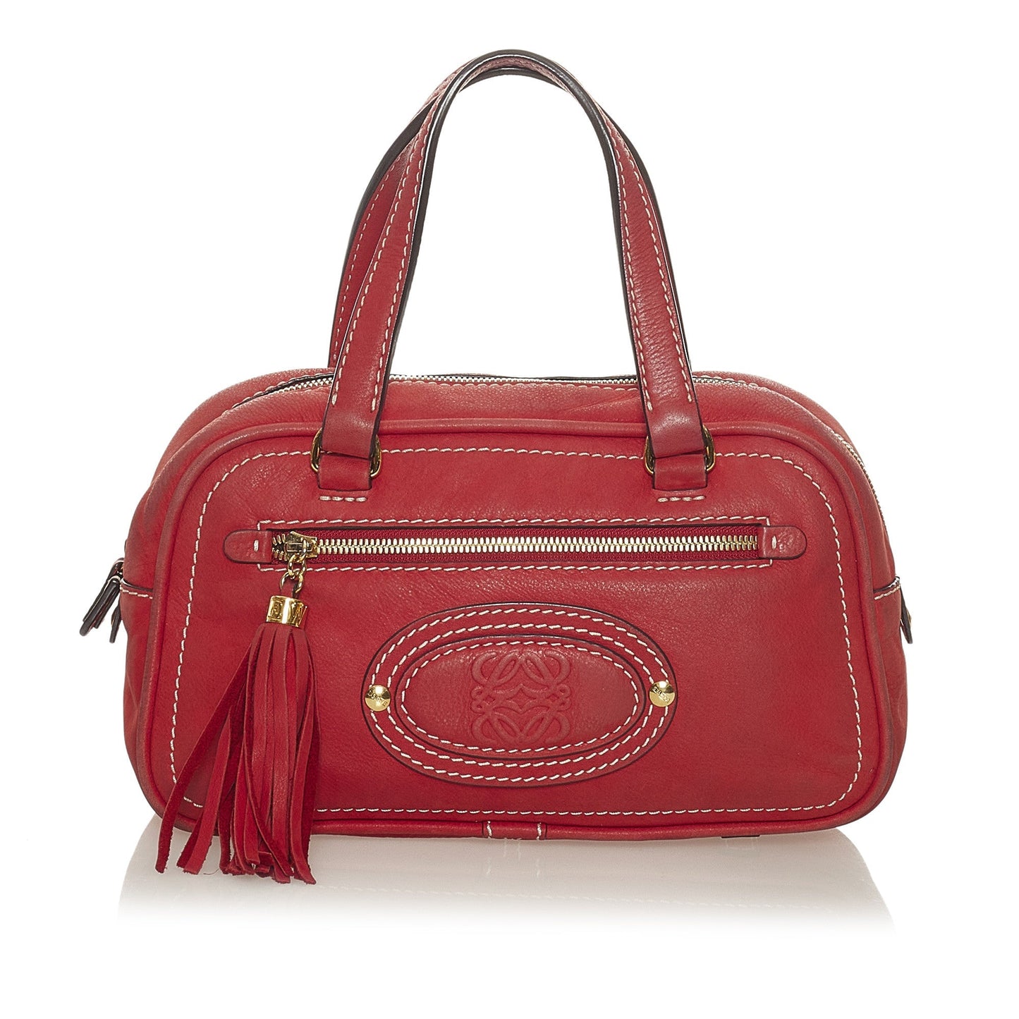 Anagram Leather Handbag