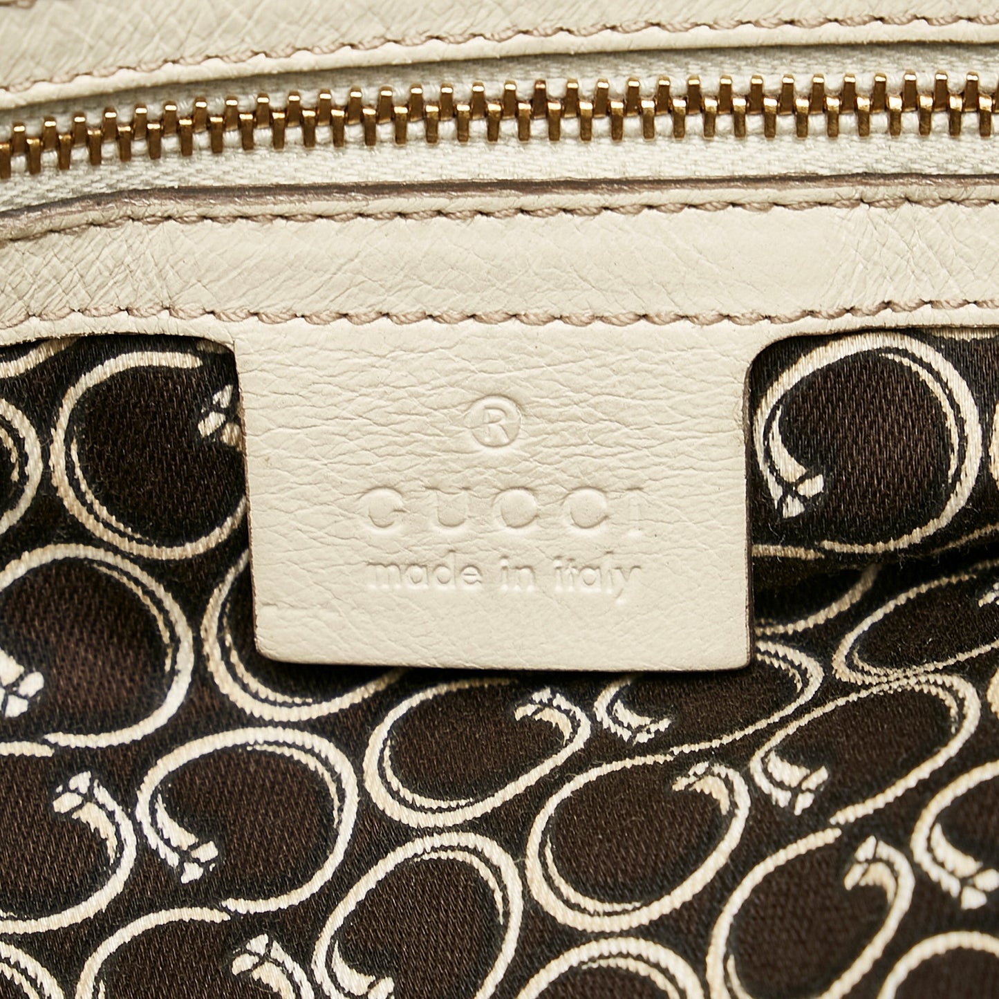 Horsebit Nail Leather Boston Bag