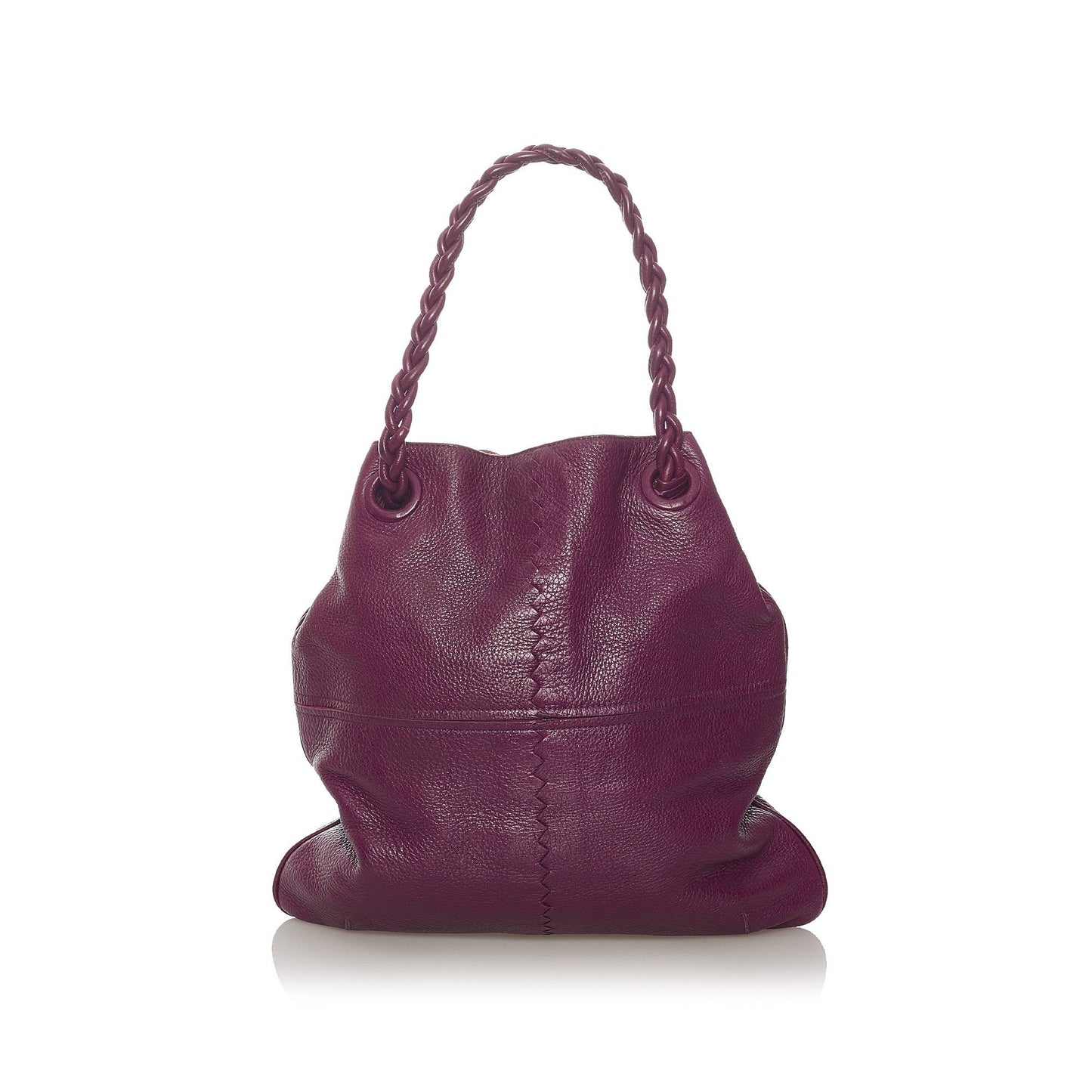 Intrecciato Leather Tote Bag