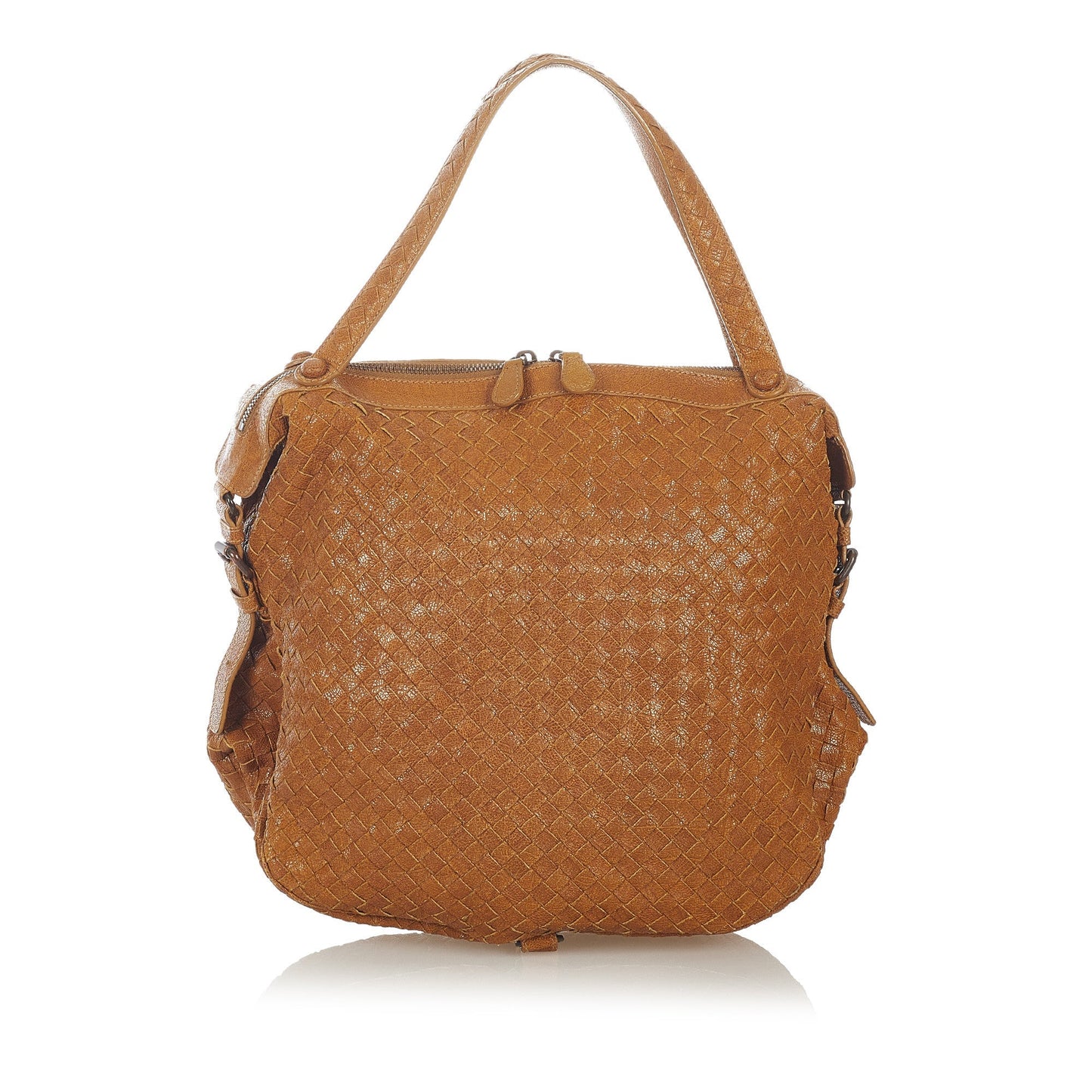 Intrecciato Leather HandBag