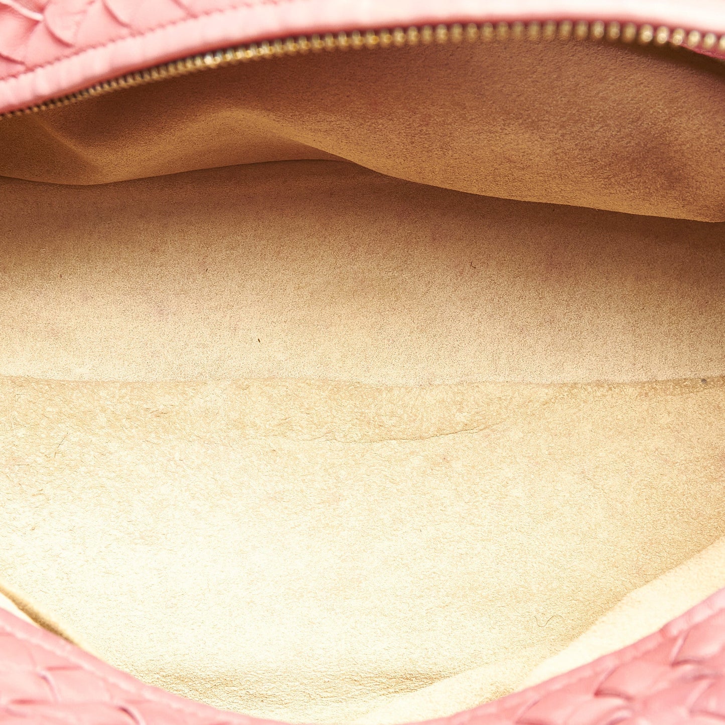 Intrecciato Leather Boston Bag