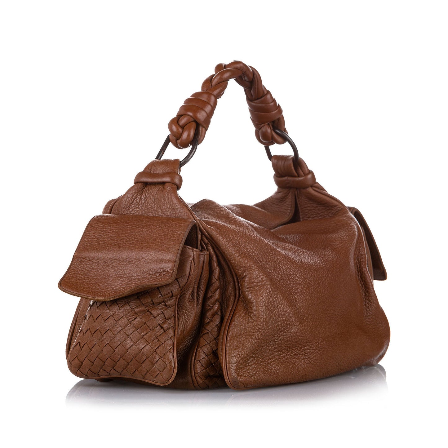 Intrecciato Leather Handbag