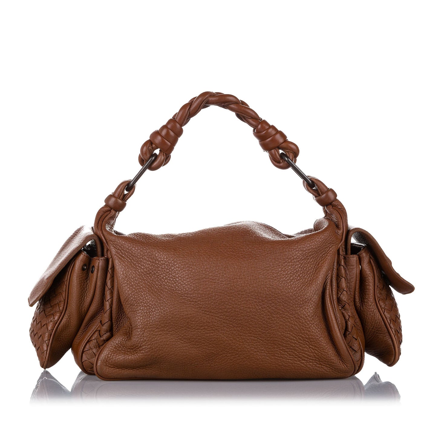 Intrecciato Leather Handbag