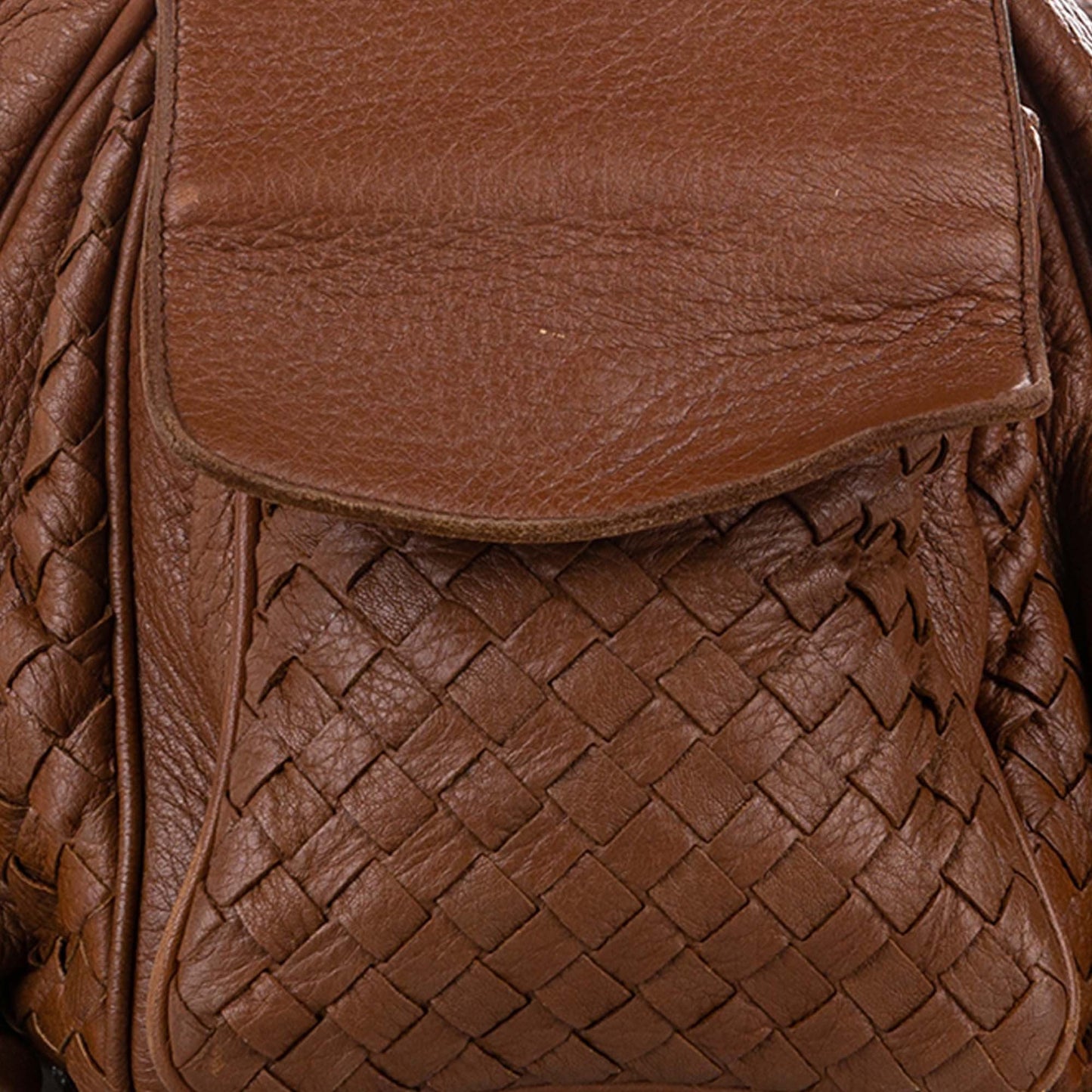 Intrecciato Leather Handbag