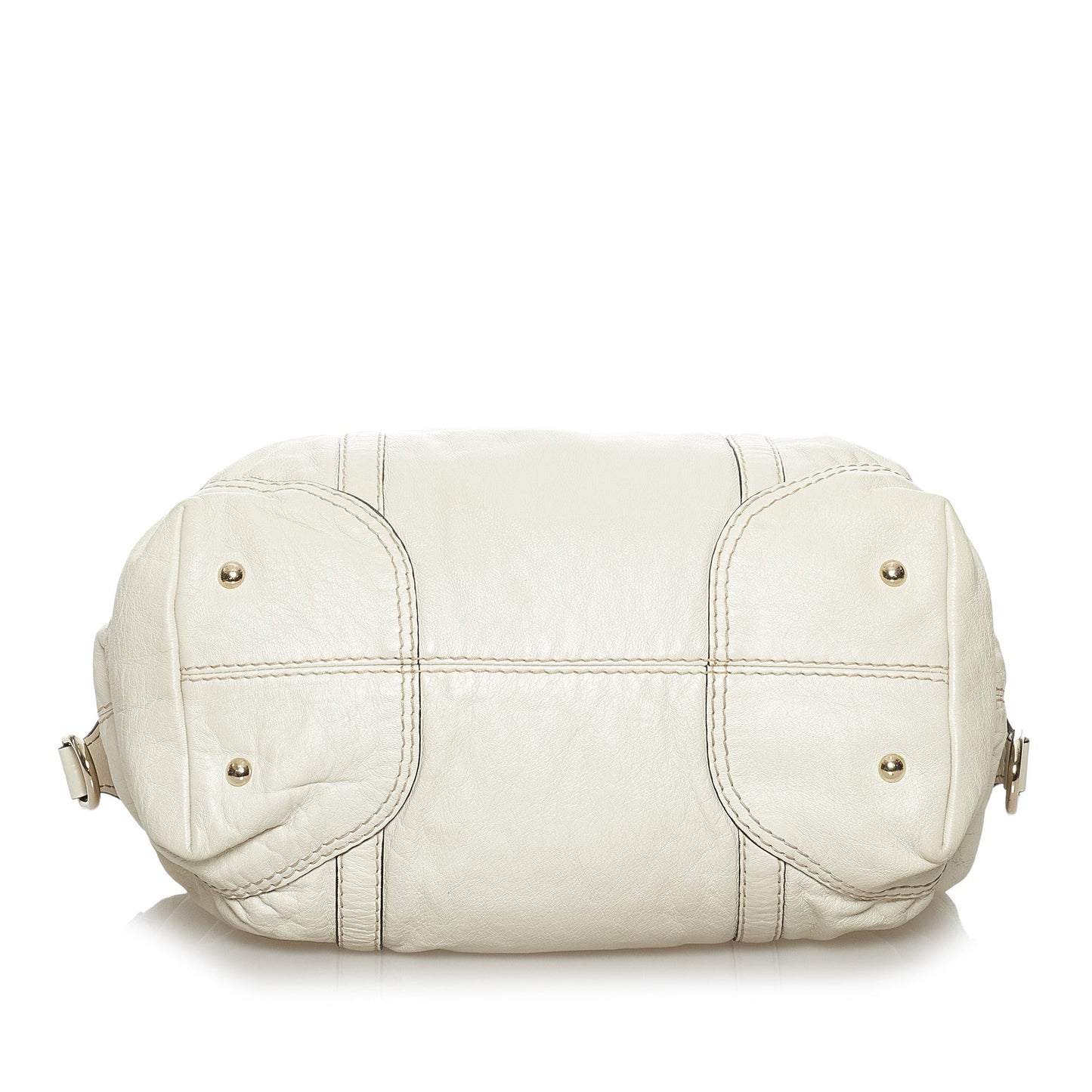 Horsebit Nail Leather Handbag