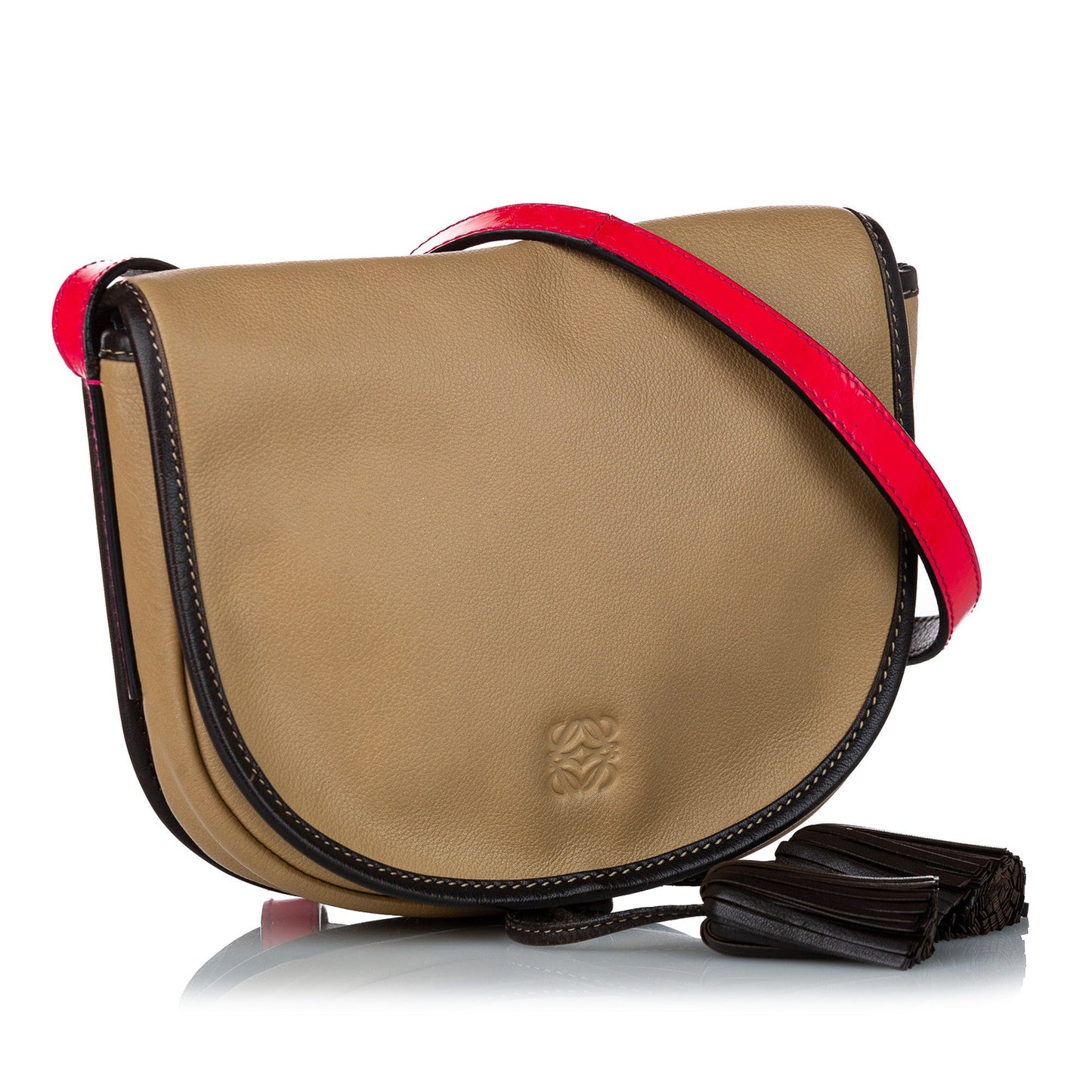 Anagram Leather Crossbody Bag