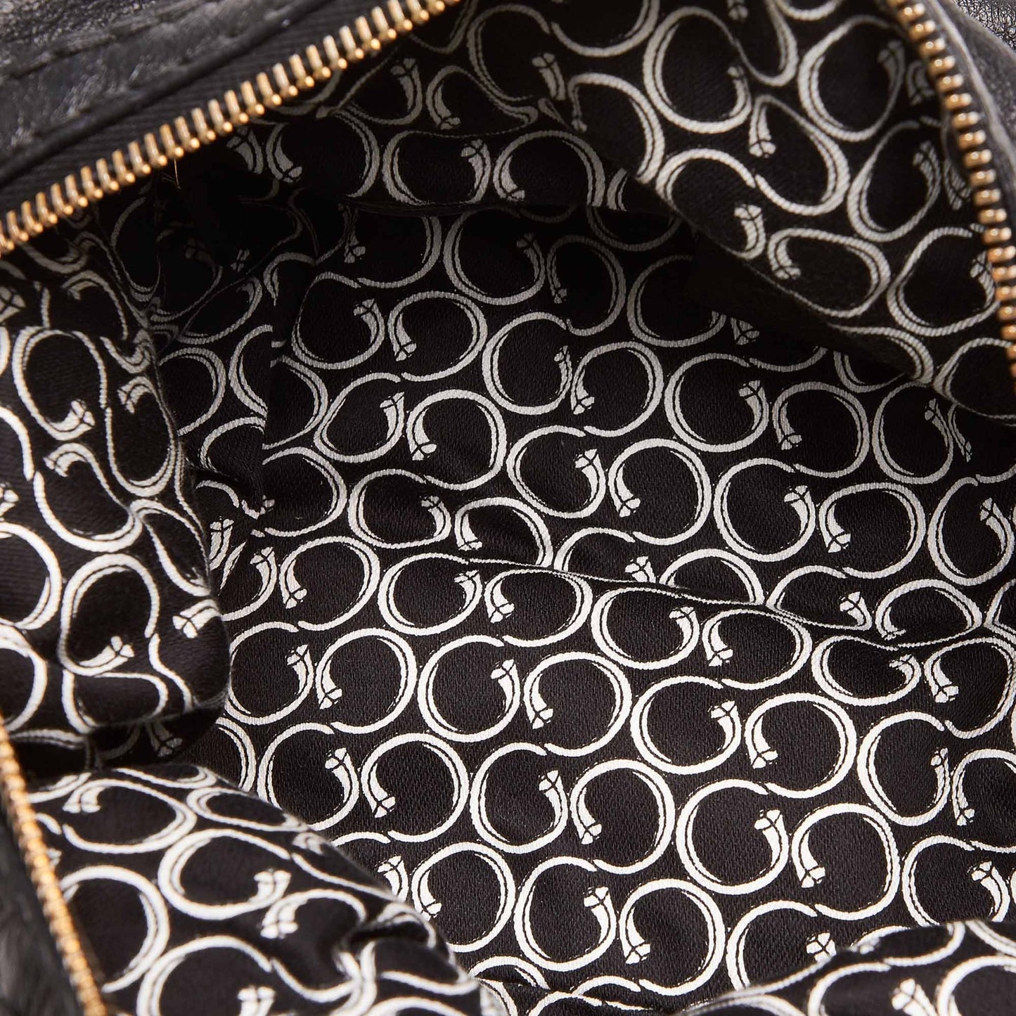Horsebit Nail Leather Boston Bag