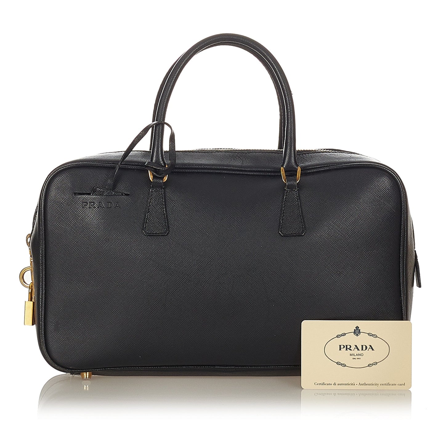 Saffiano Bauletto Handbag