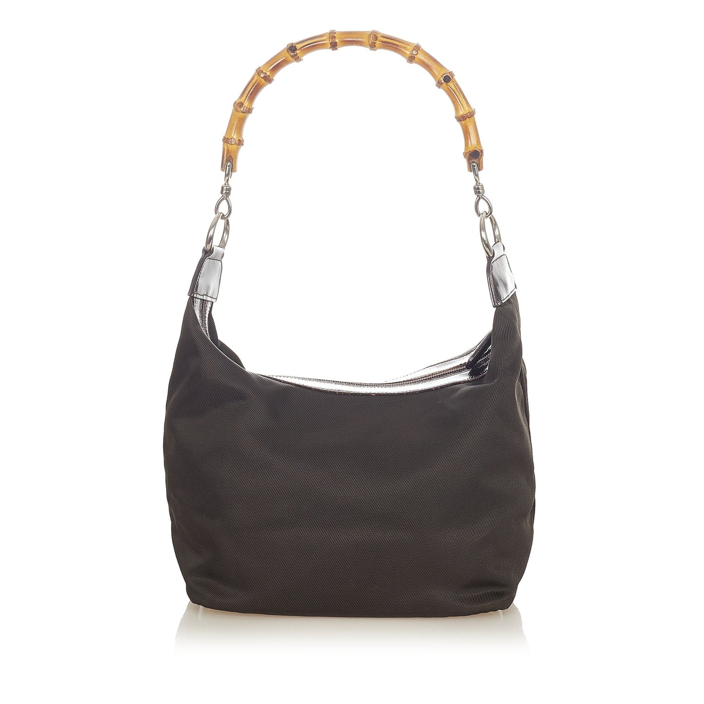Bamboo Nylon Shoulder Bag