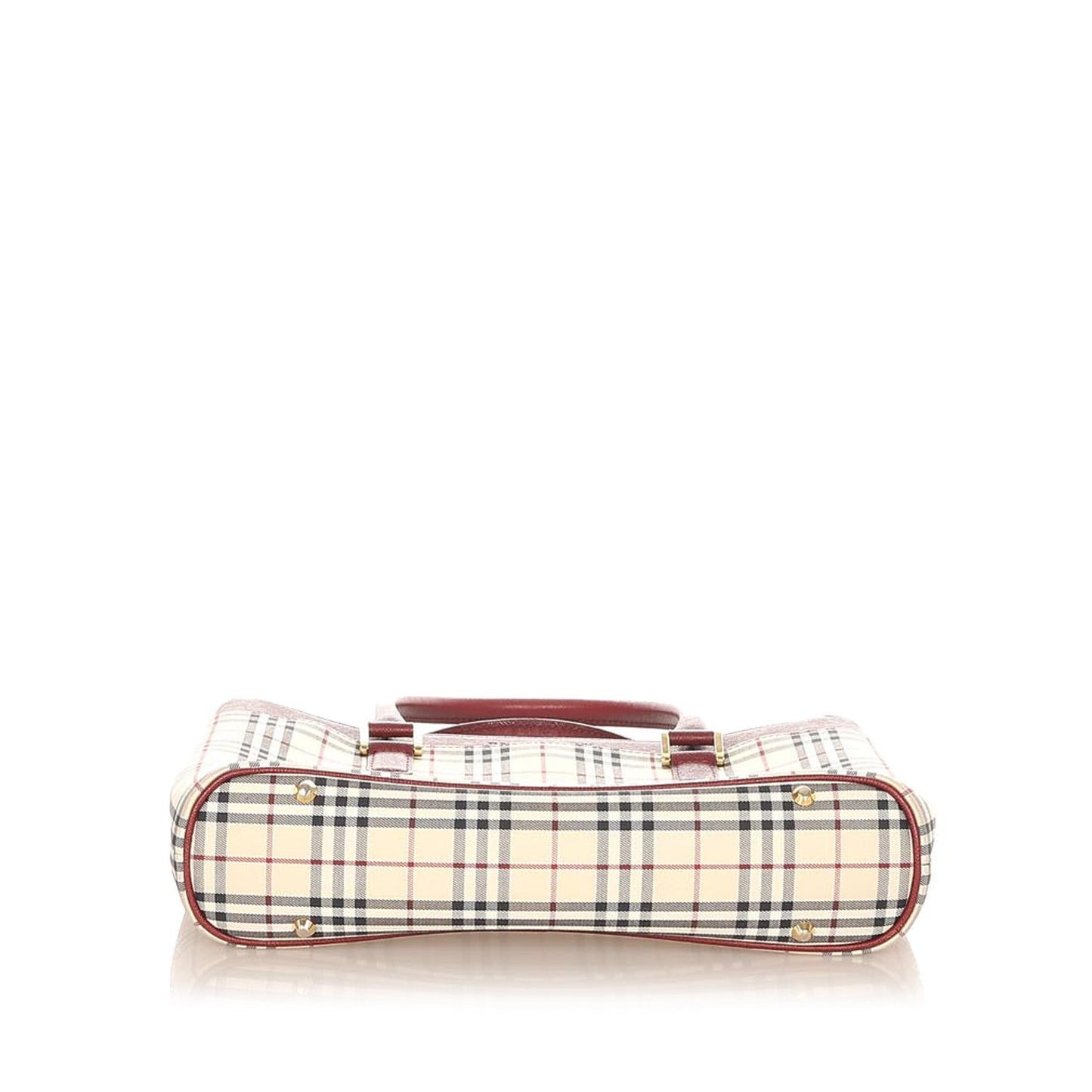 House Check Canvas Handbag