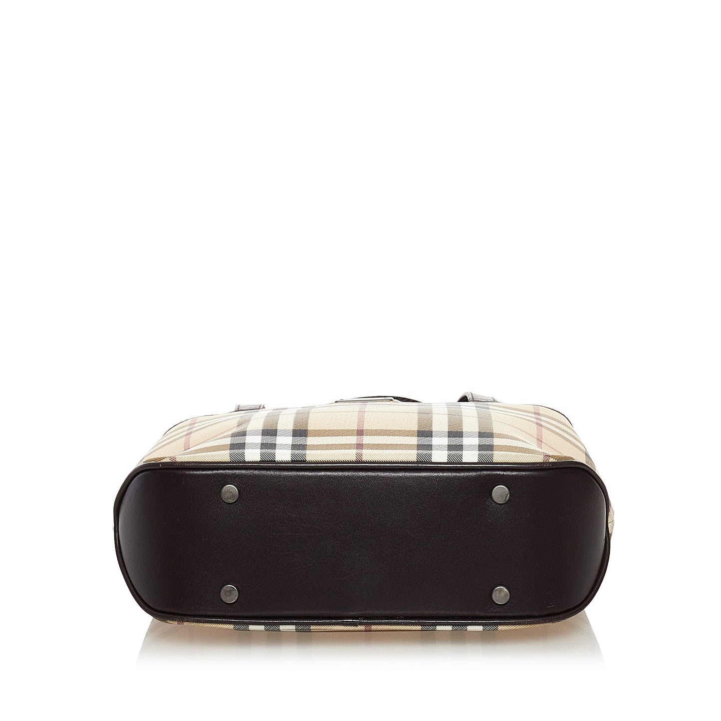 House Check Canvas Handbag