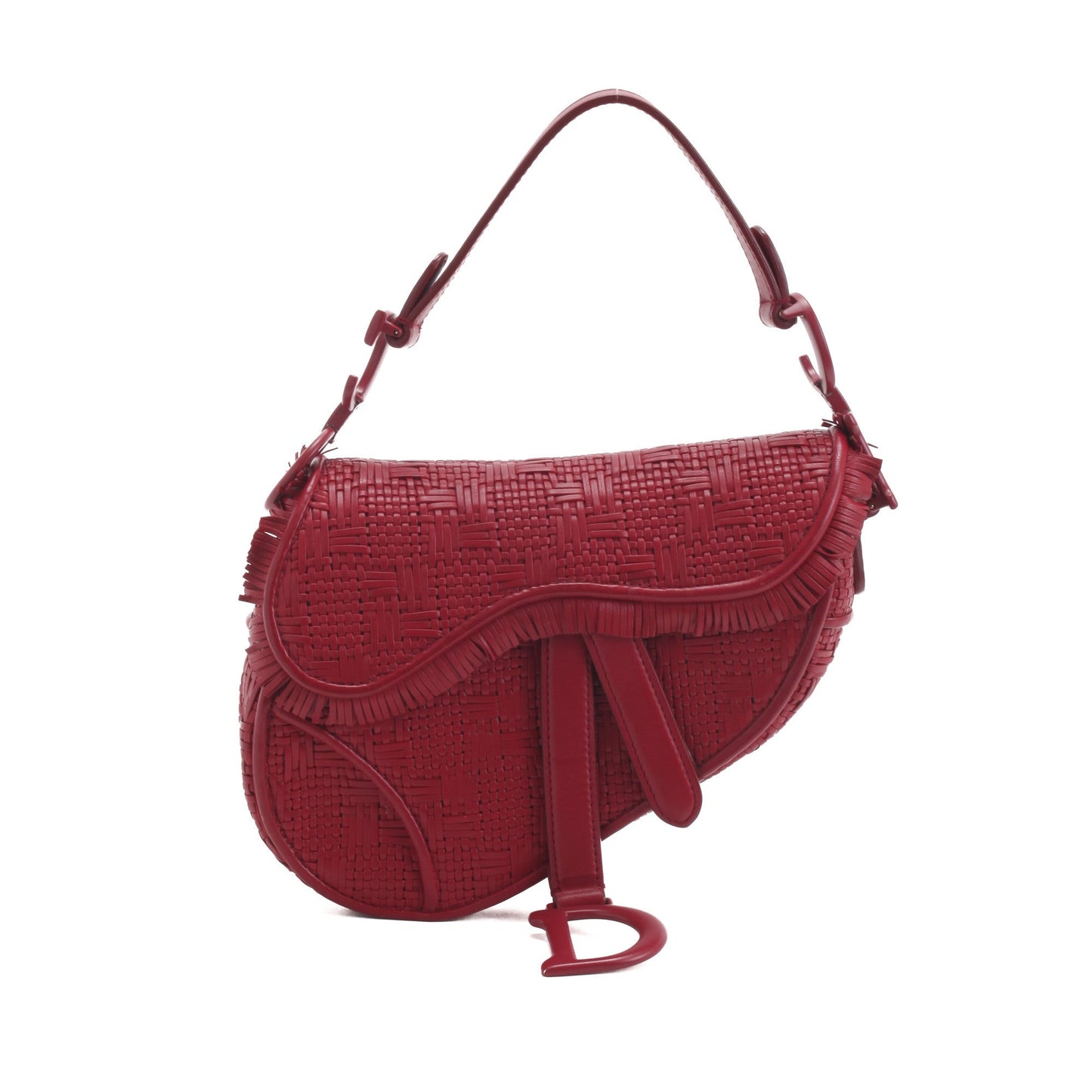 Saddle Bag in Raffia