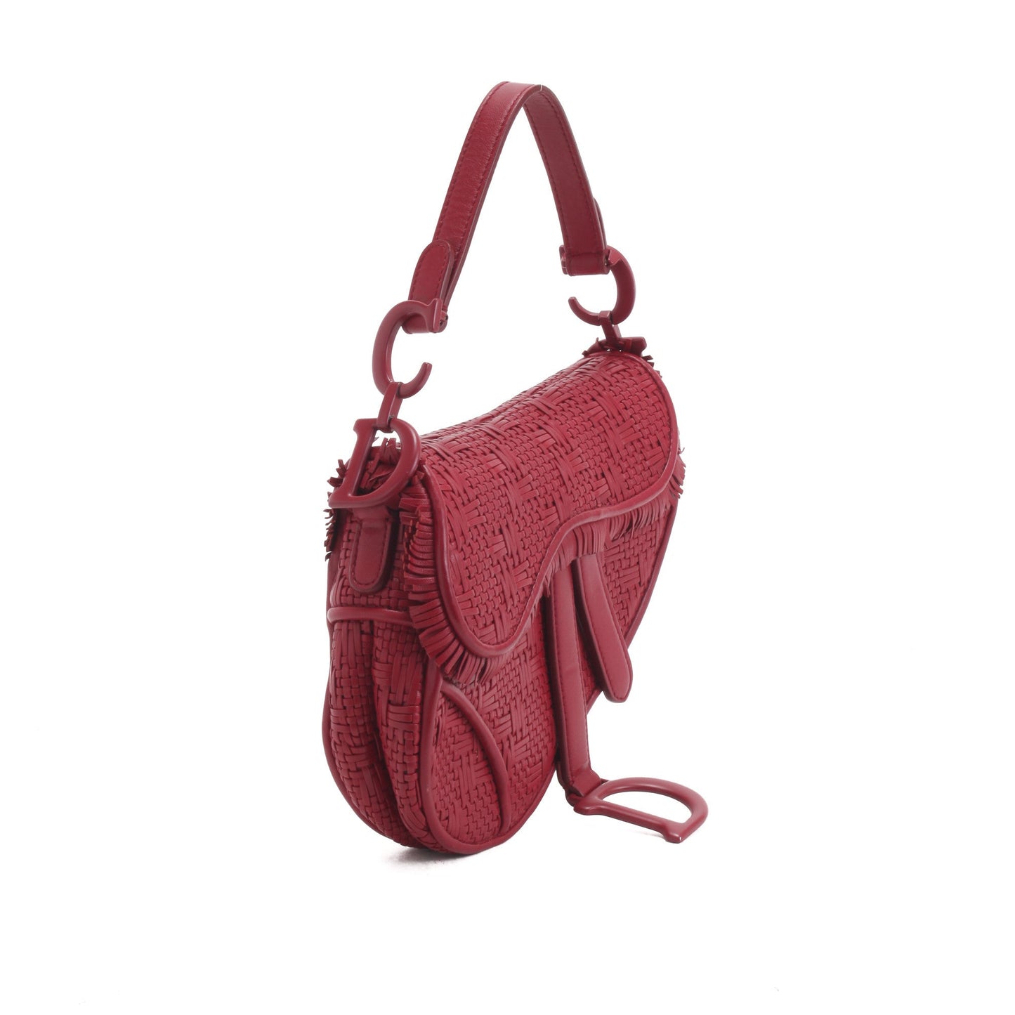 Saddle Bag in Raffia