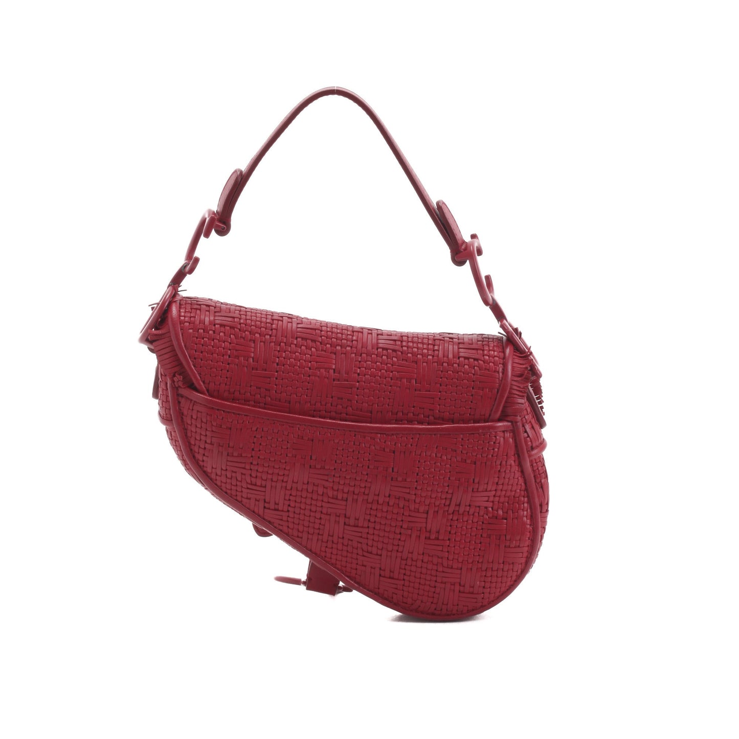 Saddle Bag in Raffia