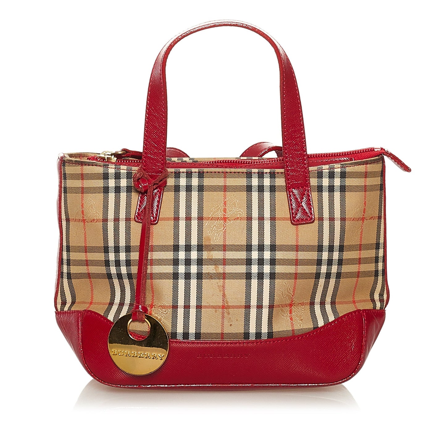 Haymarket Check Canvas Handbag