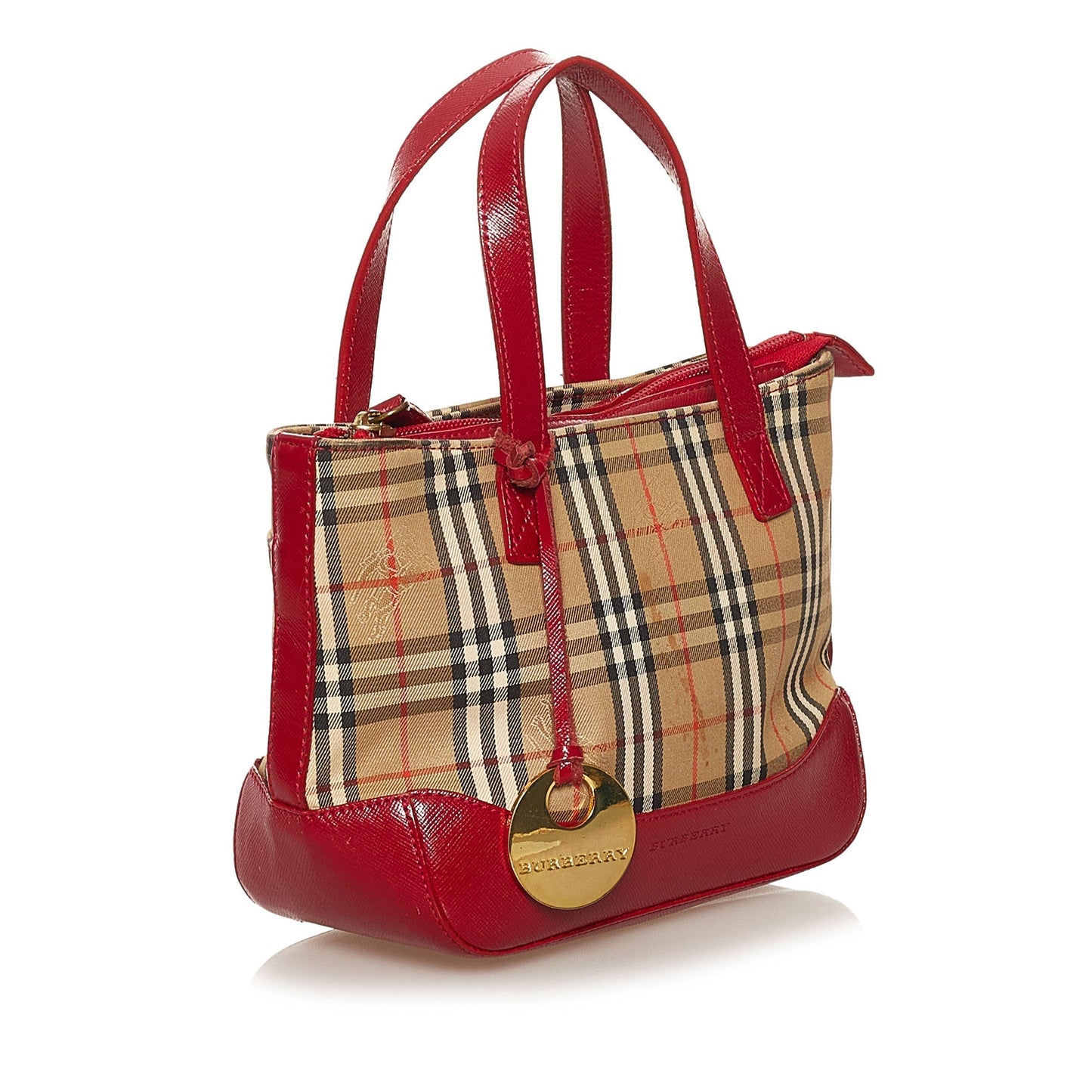 Haymarket Check Canvas Handbag