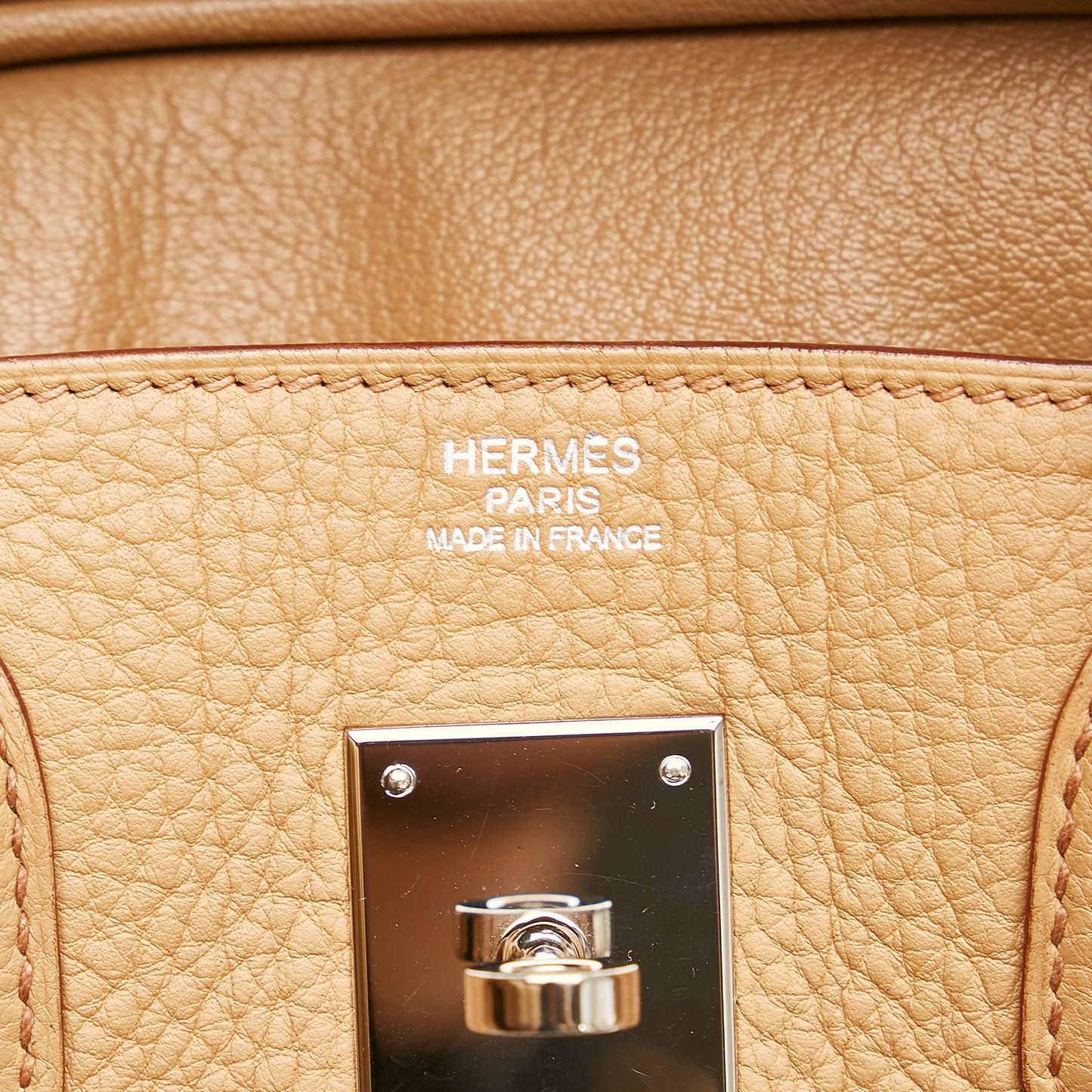Birkin 30 Taurillon Clemence Caramel PHW