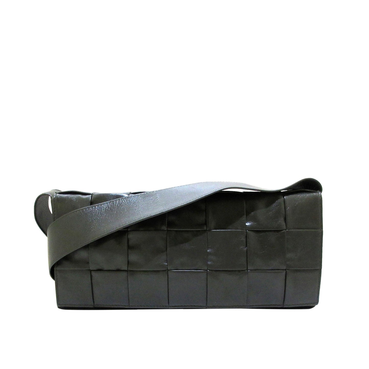 Intrecciato Cassette Leather Crossbody Bag