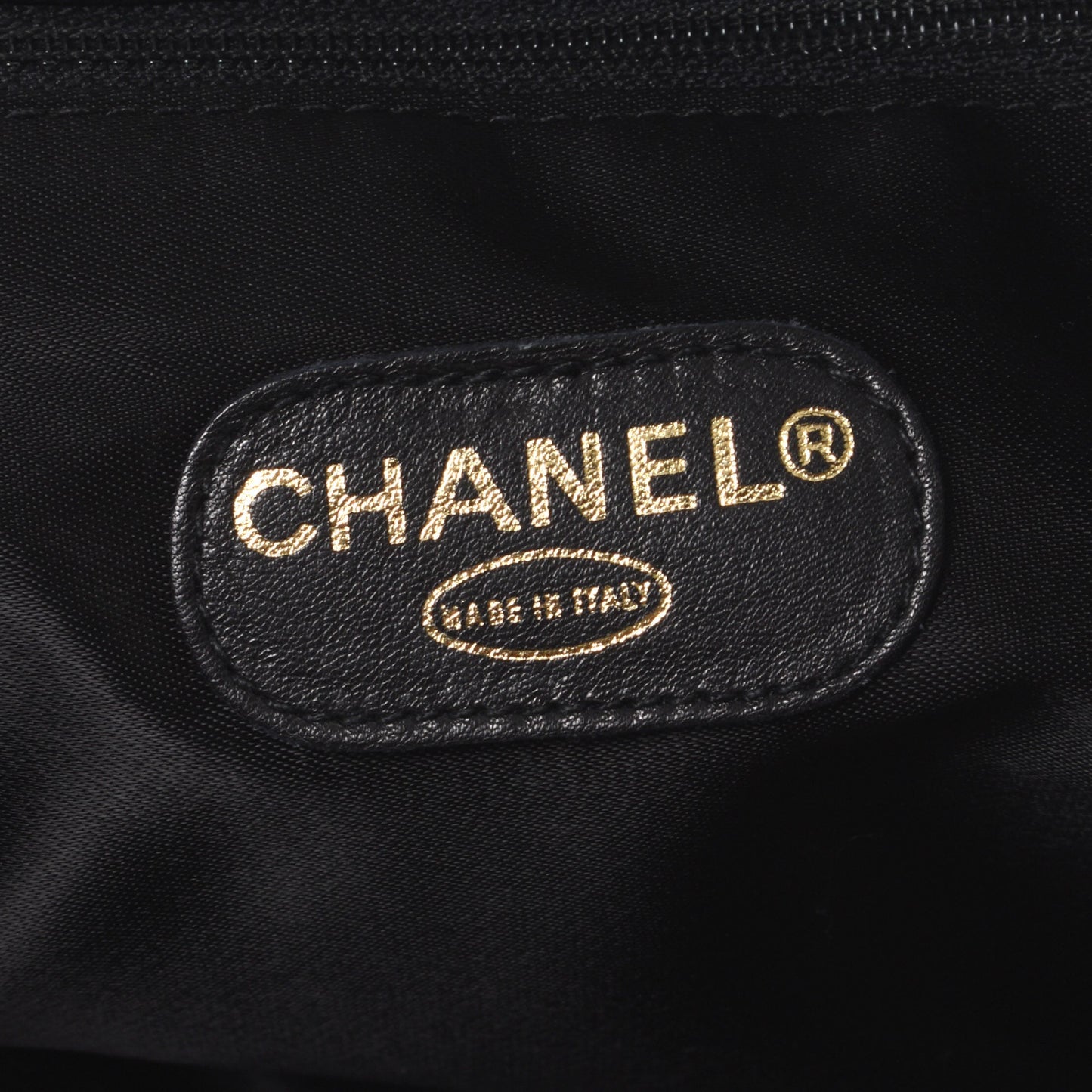 CC Caviar Chain Tote Bag