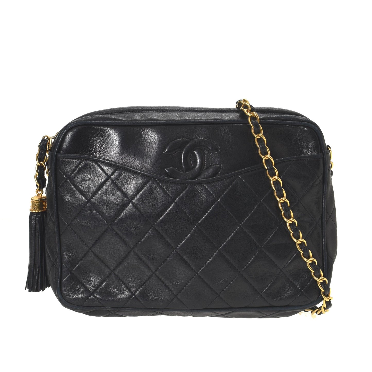 CC Logo Tassel Chain Crossbody Bag