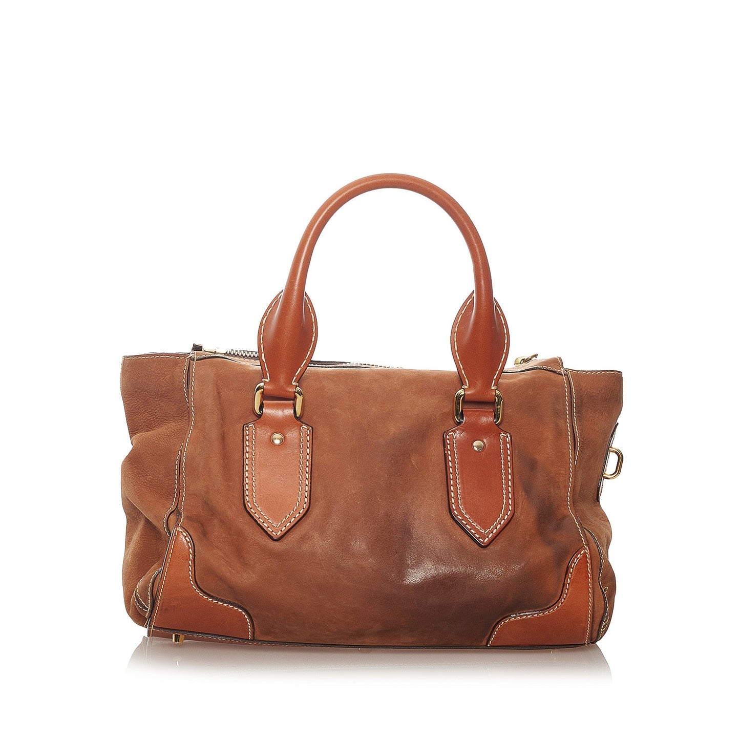 Suede Handbag