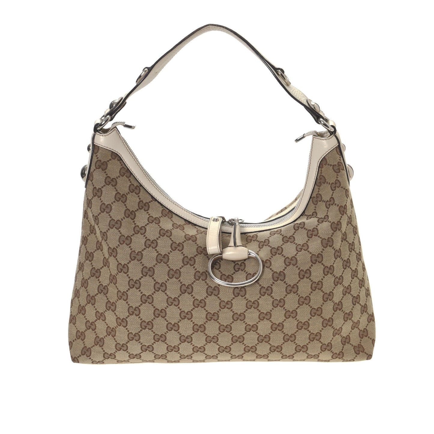 GG Canvas Icon Bit Hobo Bag