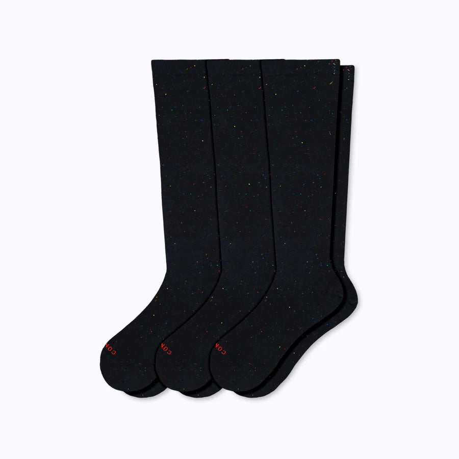 Recycled Cotton Compression Socks – 3 Pack