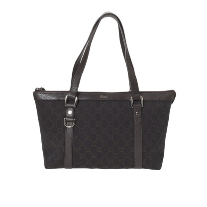 GG Denim D-Ring Handbag
