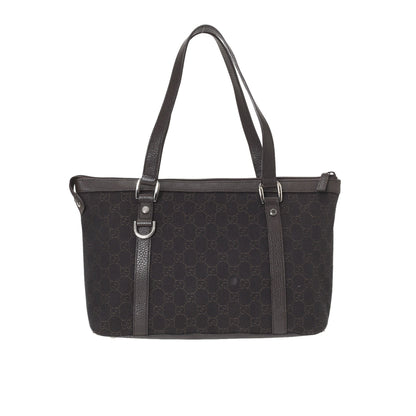 GG Denim D-Ring Handbag