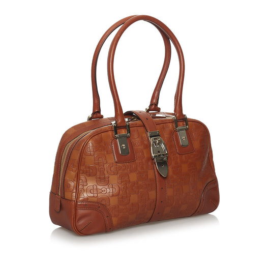 Horsebit Leather Handbag