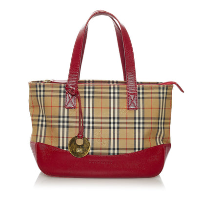 Haymarket Check Canvas Handbag