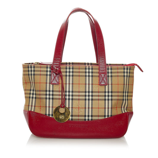 Haymarket Check Canvas Handbag