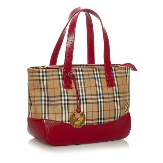 Haymarket Check Canvas Handbag