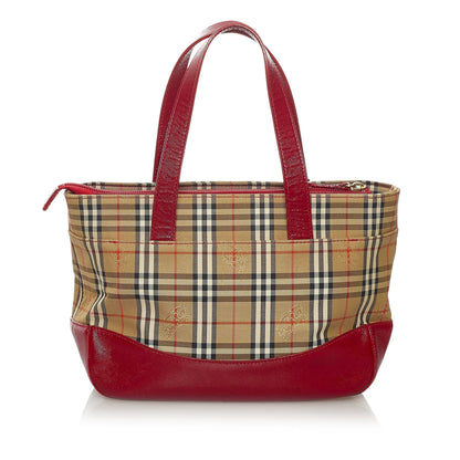 Haymarket Check Canvas Handbag