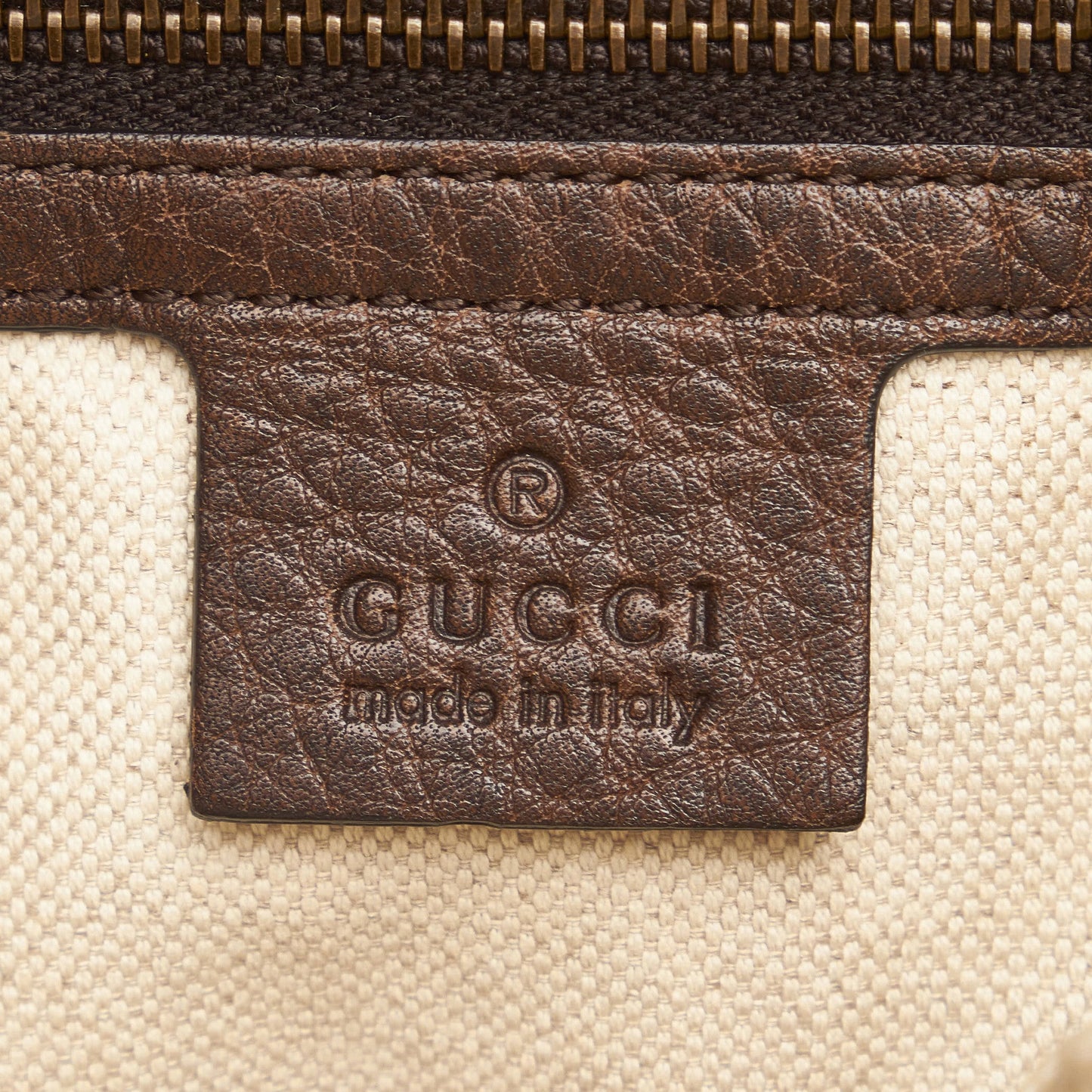 GG Canvas Bamboo Crafty Handbag