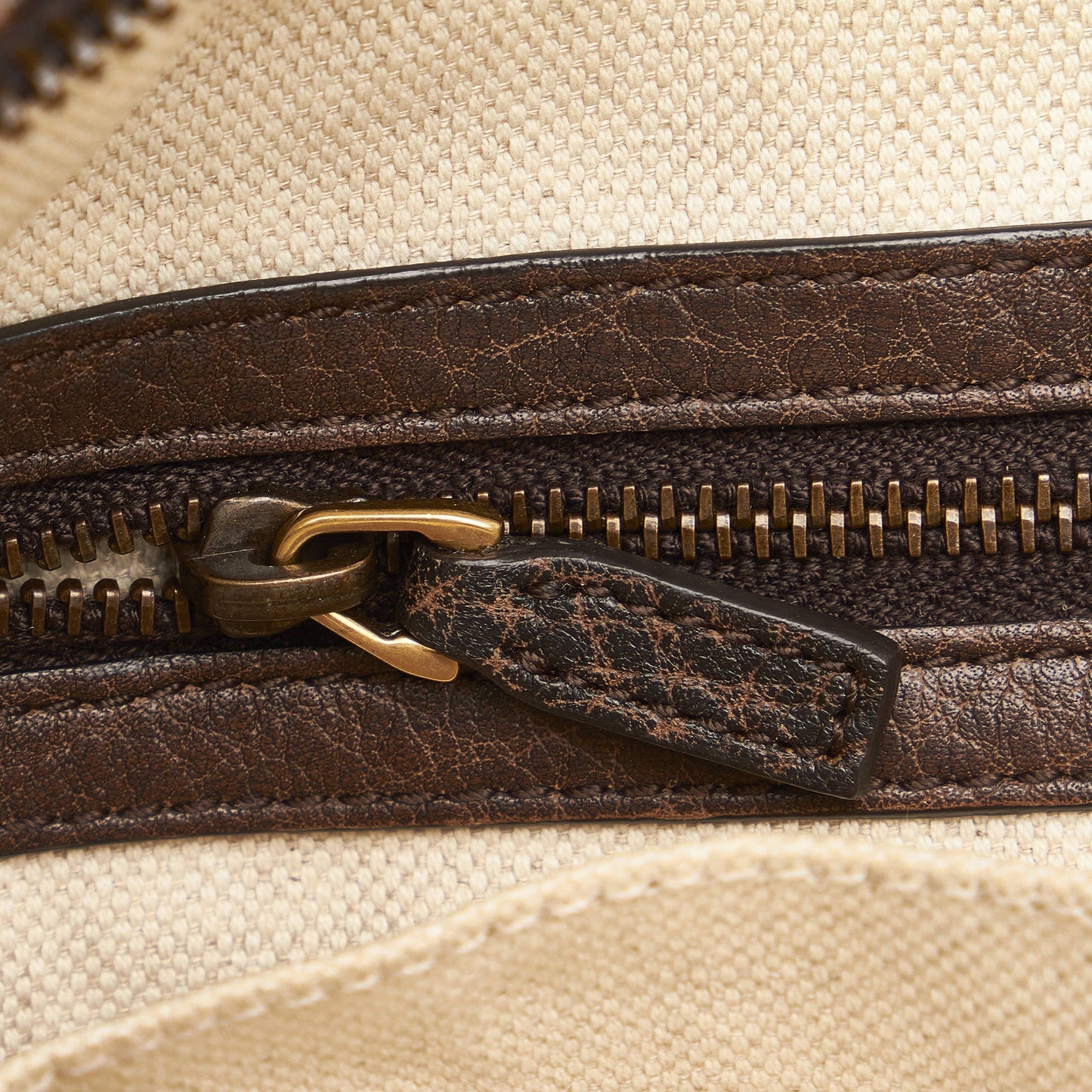 GG Canvas Bamboo Crafty Handbag