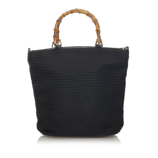 Bamboo Canvas Handbag