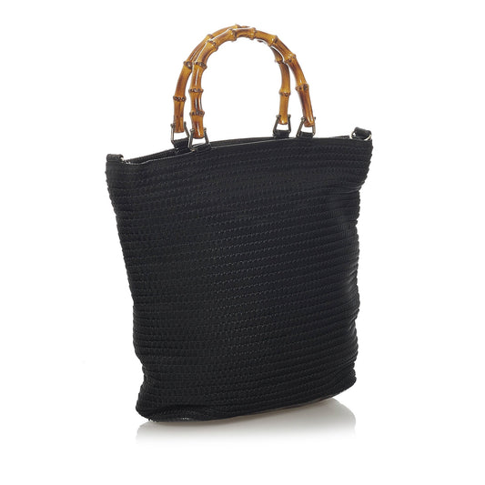 Bamboo Canvas Handbag
