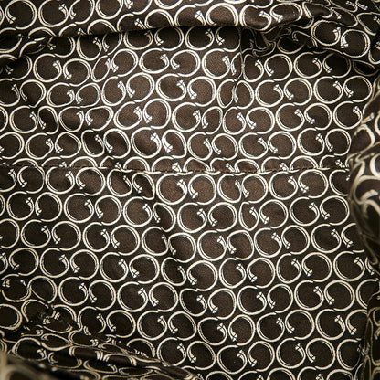 Horsebit Nail Leather Boston Bag