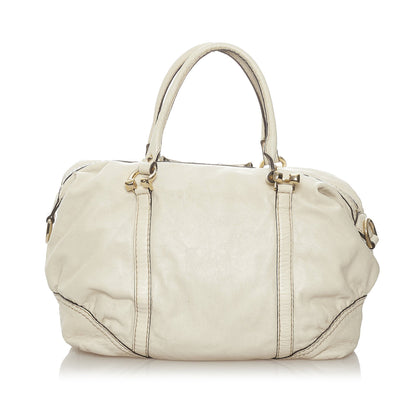 Horsebit Nail Leather Handbag