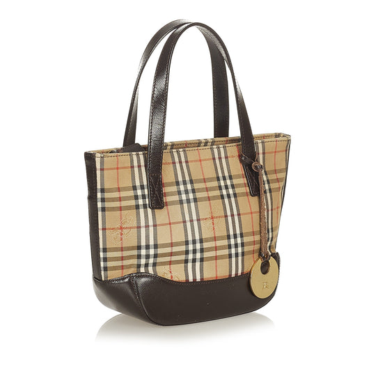 Haymarket Check Canvas Handbag